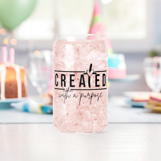 Creëer met een doel blikvorm glas (Insitu (Verjaardag))