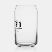 Creëer met een doel blikvorm glas (Links)