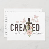 Creëer met een doel briefkaart (Voorkant / Achterkant)