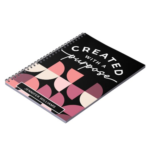 Creëer met een doel Christelijk notitieboek (Linkerzijde)