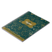 Creëer met een doel-eshesians 2:10 Floral Notitieboek (Linkerzijde)