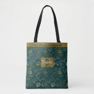 Creëer met een doel-eshesians 2:10 Floral Tote Bag