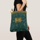 Creëer met een doel-eshesians 2:10 Floral Tote Bag (Dichtbij)