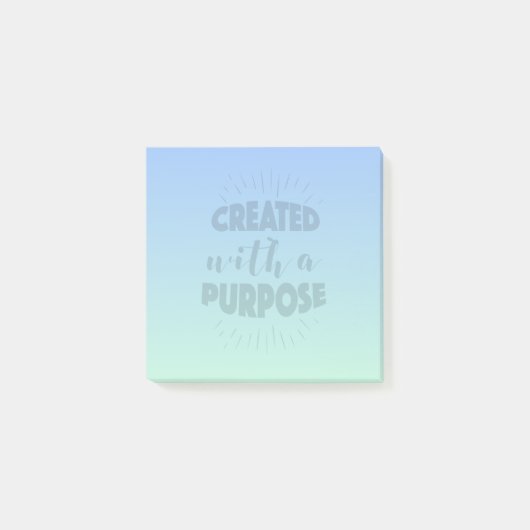 Creëer met een doel, plezier en Motivatie Post-it® Notes (Voorkant)