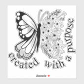 Creëer met een doel sticker (Vel)