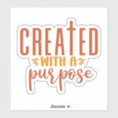 Creëer met een doel sticker (Vel)