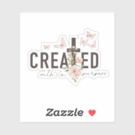 Creëer met een doel sticker (Vel)