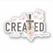 Creëer met een doel sticker (Voorkant)