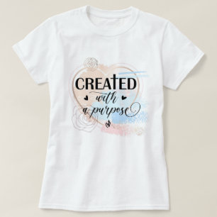 Creëer met een doel t-shirt