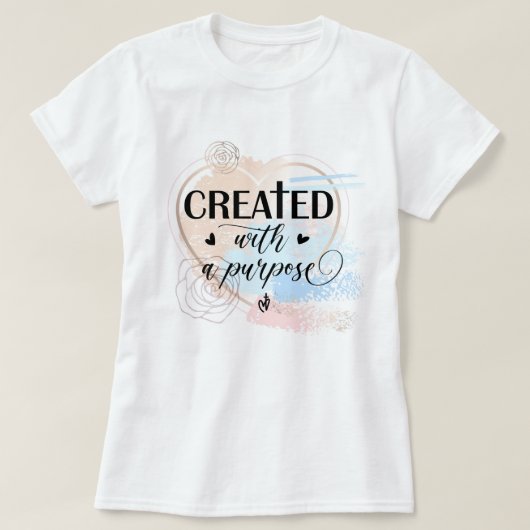 Creëer met een doel t-shirt (Design voorkant)