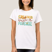Creëer met een doel t-shirt (Voorkant)