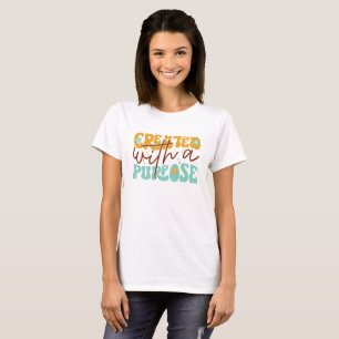 Creëer met een doel t-shirt