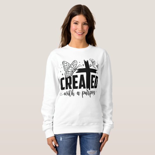 Creëer met een doel trui (Voorkant volledig)