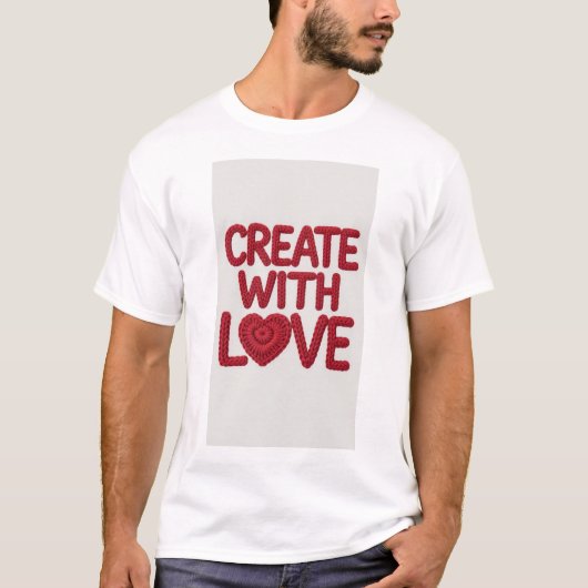 Creëer met liefde T-shirt (Voorkant)