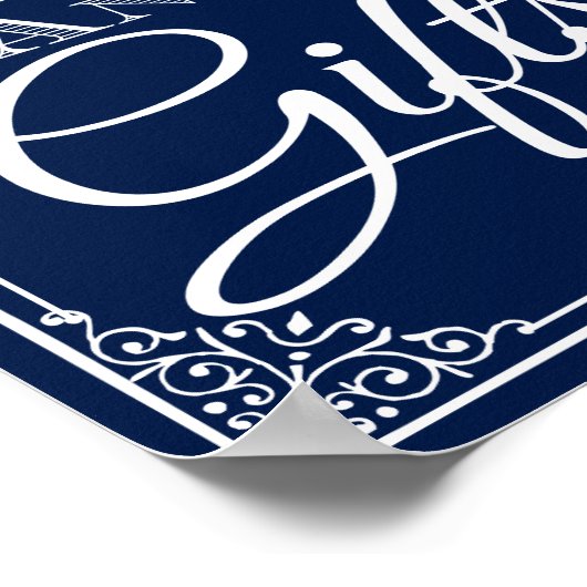 Creëer met uw gekozen kleurentrouwbord poster (Hoek)