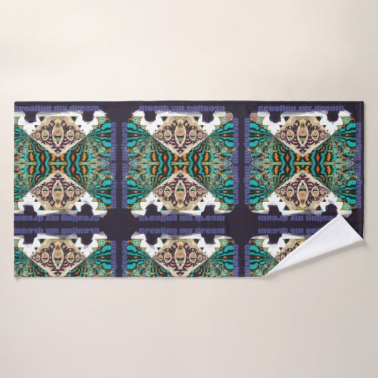 Creëer mijn droom badhanddoek (Badhanddoek)