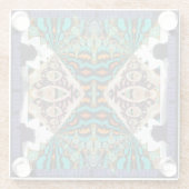 Creëer mijn droom glazen onderzetter (Achterkant)