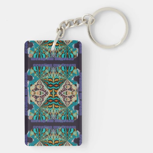 Creëer mijn droom sleutelhanger (achterkant)