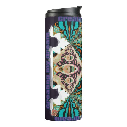 Creëer mijn droom thermosbeker (Gedraaid links)