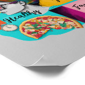 Creëer mijn droomleven: een grijs gezichtsveld poster (Hoek)