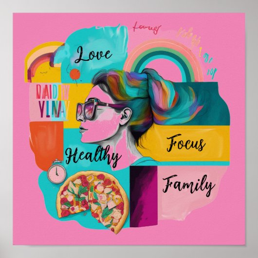 Creëer mijn droomleven: een visieraad voor meisjes poster (Voorkant)