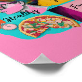 Creëer mijn droomleven: een visieraad voor meisjes poster (Hoek)