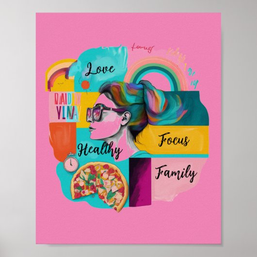 Creëer mijn droomleven: een visieraad voor meisjes poster (Voorkant)