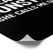 Creëer monster noemt me vader van dochtervaders poster (Hoek)
