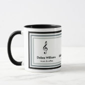 creëer, muziek en koffie mok (Links)
