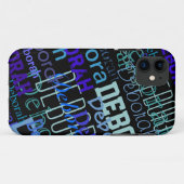creëer-naampatroon Case-Mate iPhone case (Achterkant (horizontaal))