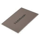 Creëer of Bewerk je eigen tekst of naam van Notiti Notitieblok (Schuin)