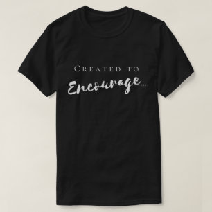 Creëer om het T-shirt van Mannen aan te moedigen