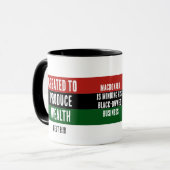 CREËER OM VERMOGENDE Black-Owned Business TE PRODU Mok (Voorkant links)