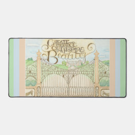 Creëer Omarmen & Inspire Beauty Desk Mat