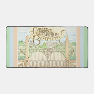 Creëer Omarmen & Inspire Beauty Desk Mat