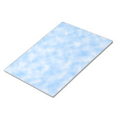 Creëer ontwerp voor blauw en witte wolken notitieblok (Schuin)