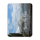 Creëer onze eigen Save the Date reisfoto Magneet (Verticaal)