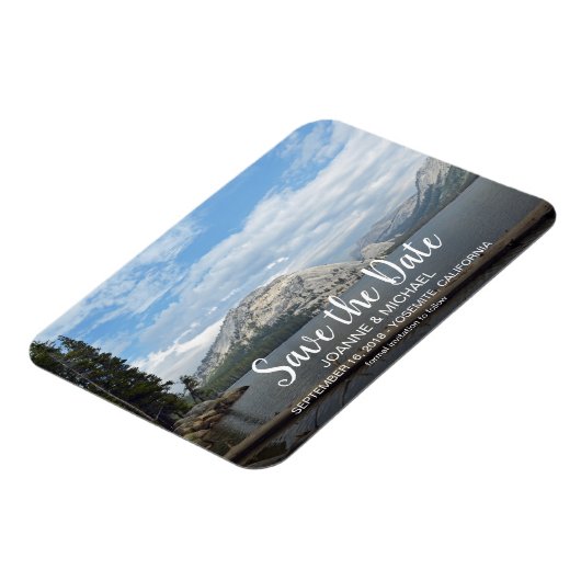 Creëer onze eigen Save the Date reisfoto Magneet (Linkerzijde)