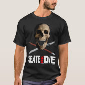 "Creëer or Die" Black T-Shirt (Voorkant)