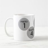 Creëer Originele sjabloon 5 RONDE FOTOKLLAGE Koffiemok (Links)