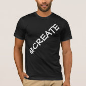#CREËER Overmaatse letters Mannen T-Shirt (Voorkant)