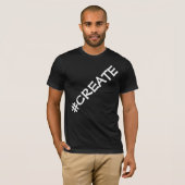 #CREËER Overmaatse letters Mannen T-Shirt (Voorkant volledig)