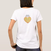 Creëer own BFF Photo Collage Pizza Gift T-shirt (Achterkant)