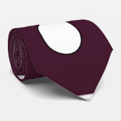 Creëer own Eggplant Personalized Stropdas (Opgerold)