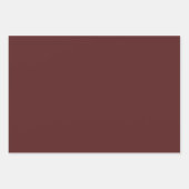 Creëer Own Elegant Burgundy Inpakpapier Vel (Voorkant)