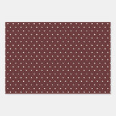 Creëer Own Elegant Burgundy Inpakpapier Vel (Voorkant 3)