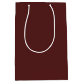Creëer Own Elegant Burgundy Medium Cadeauzakje (Voorkant)