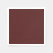 Creëer Own Elegant Burgundy Servet (Voorkant)