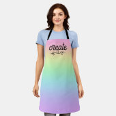 Creëer Pastel Rainbow Apron Schort (Gedragen)