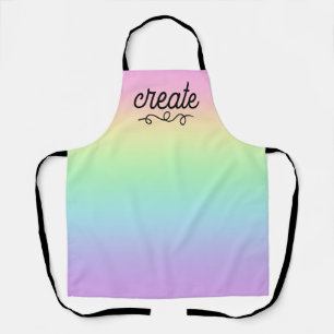 Creëer Pastel Rainbow Apron Schort